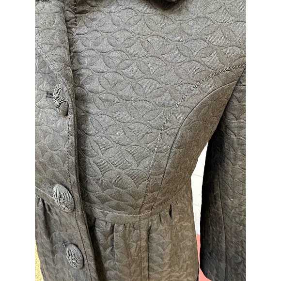 Max Studio Black Pea Coat - Picture 4 of 8